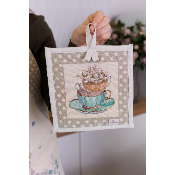 Фото - Прихватка Прованс гобеленова Чарівність 20х20 см (044154)