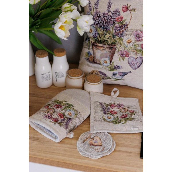 Фото - Прихватка Прованс Лавандовий садок 20х20 см (044188)