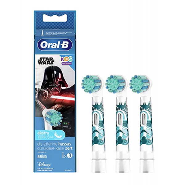 Фото - Насадка для зубної щітки Oral-B Braun Star Wars EB10S 3 шт.