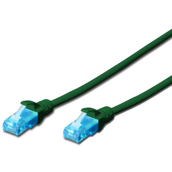 Фото - Кабель патч-корд Digitus CAT 5e UTP 0.5m Green (DK-1511-005/G)