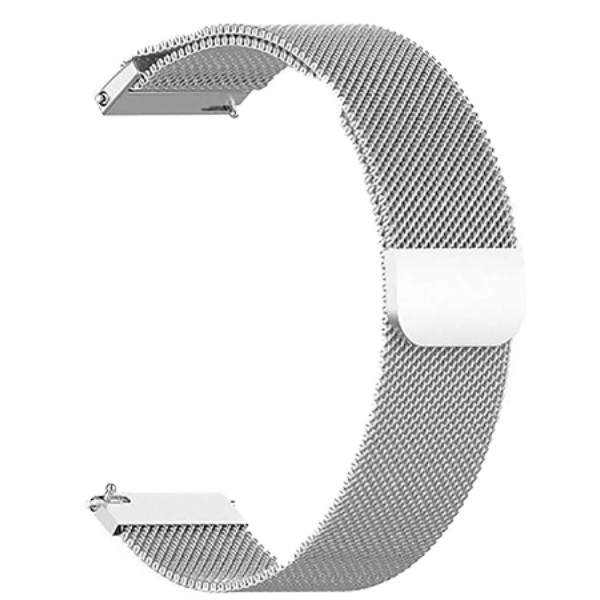 Фото - Ремінець для смарт-годинника BeCover Milanese Style for Xiaomi Amazfit Bip (20mm) Lite/Bip S Lite/GTR 42mm/GTS/TicWatch S2/TicWatch E/GTS 3/GTS 2 mini Silver (707739)