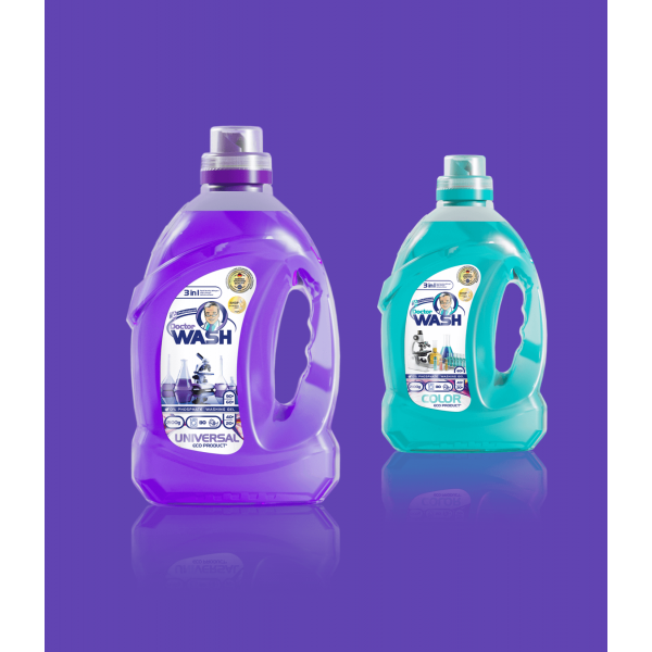 Фото - Гель для прання DOCTOR WASH універсальний 2100 г, 80 циклів