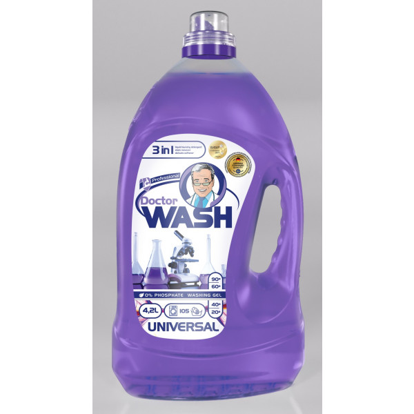 Фото - Гель для прання DOCTOR WASH універсальний 2100 г, 80 циклів