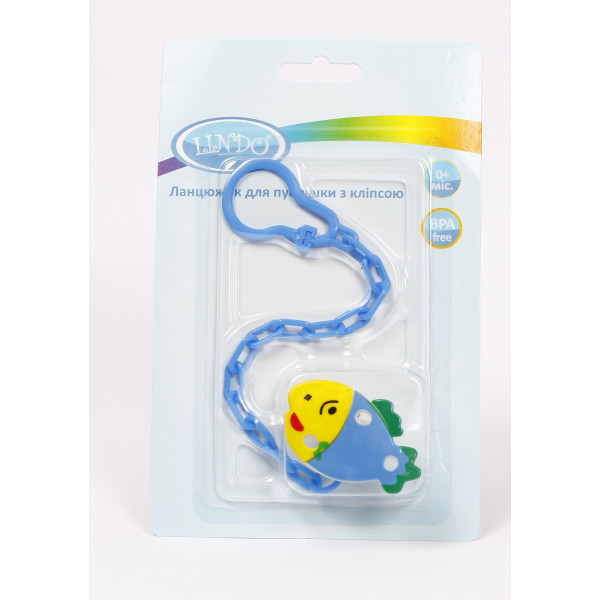 Фото - Тримач пустушок Lindo Рибка (PK 211)