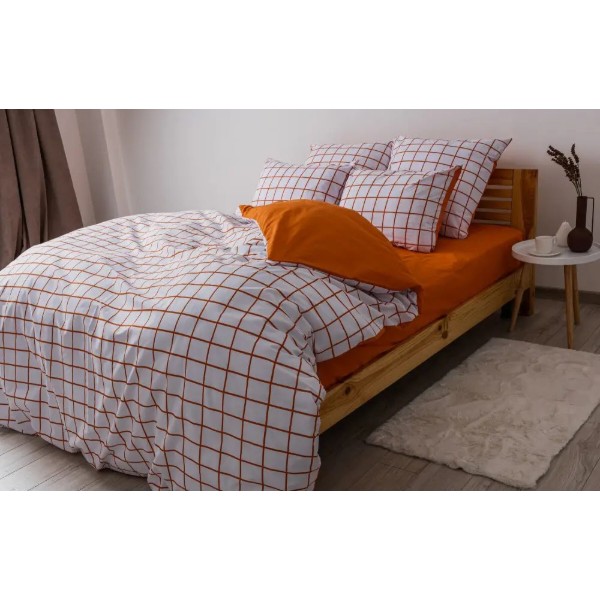 Фото - Комплект постельного белья ТЕП Happy Sleep Terracotta Check (2-03794_25229)