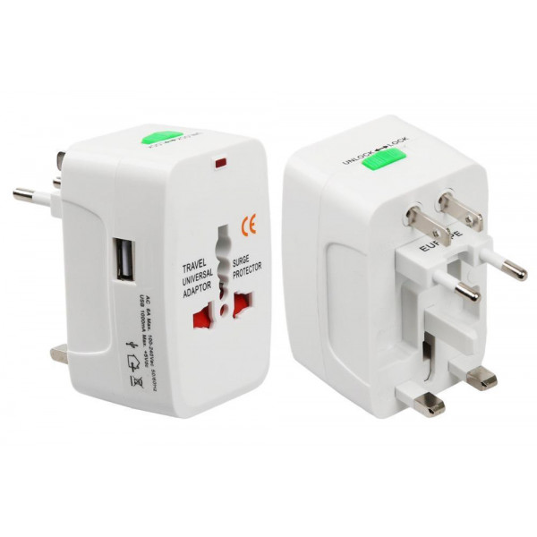 Фото - Переходник Евро 220В XOKO WC-010-WH  White