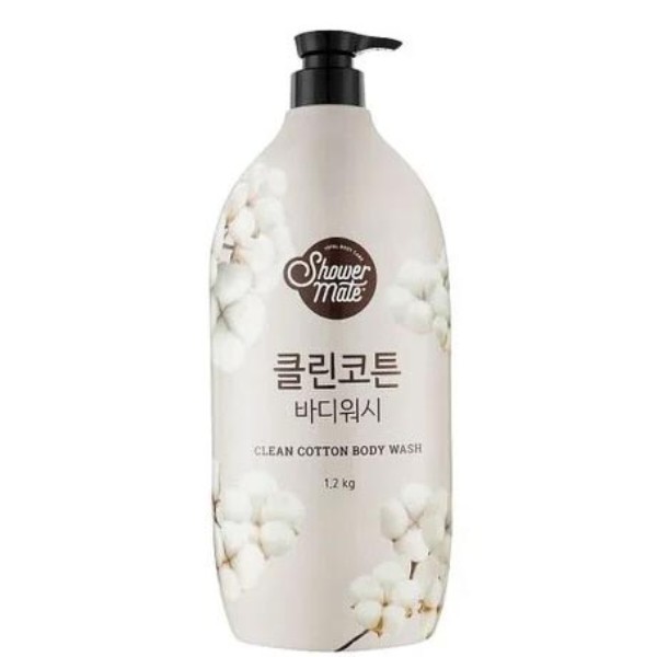 Фото - Гель для душу Shower Mate Natural Clean Cotton 1200 мл (8801046307458)