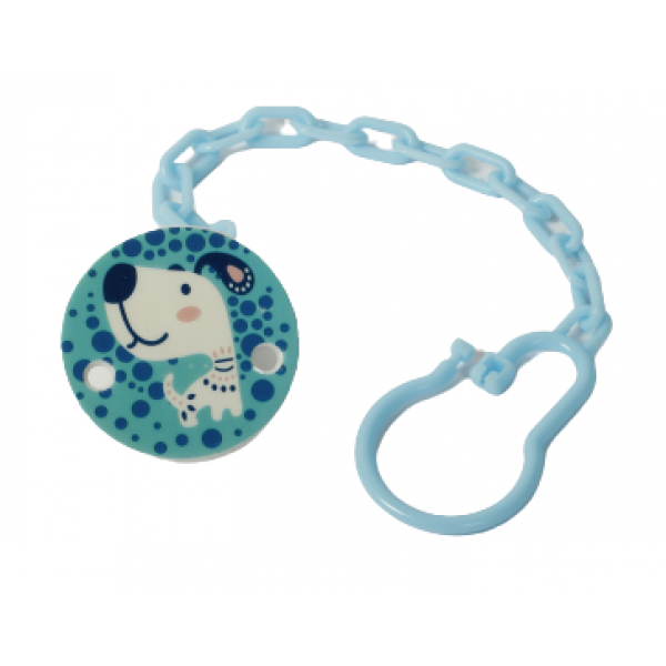 Фото - Тримач пустушок Lindo синій (Pk 222 син)