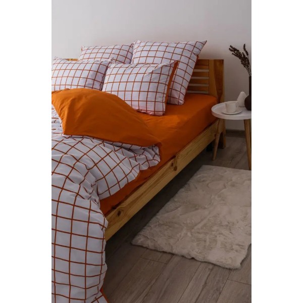 Фото - Комплект постельного белья ТЕП Happy Sleep Terracotta Check (2-03794_25229)