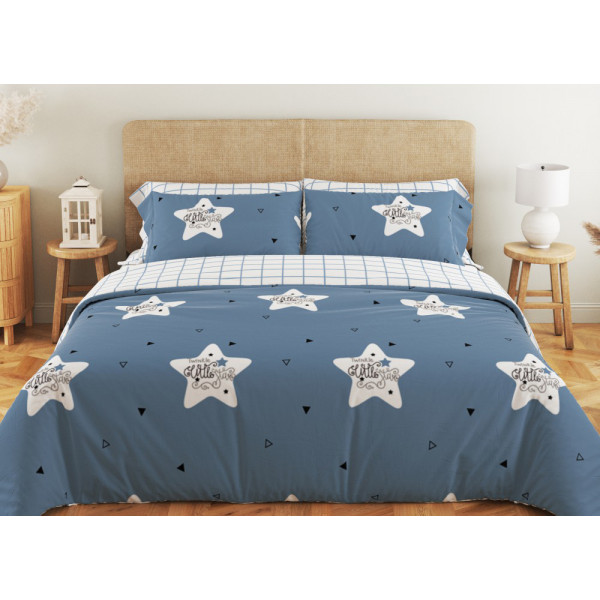 Фото - Комплект постільної білизни ТЕП Soft dreams Twinkle Stars (2-03860_25351)