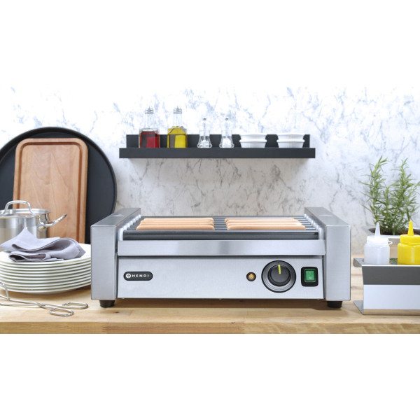 Фото - Гриль-барбекю електричний Hendi для хот-догів (268506)