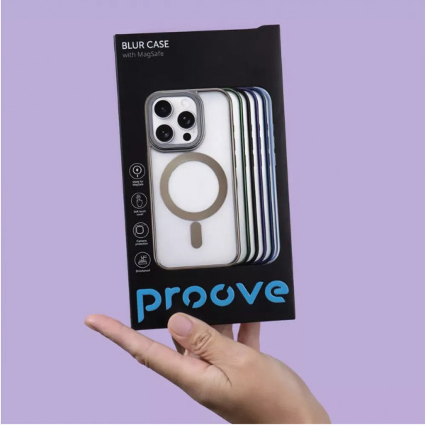 Фото - Чехол для смартфона Proove Blur Case with Magnetic Ring iPhone 16 Plus Sierra Blue (PCBCIP16PL11)