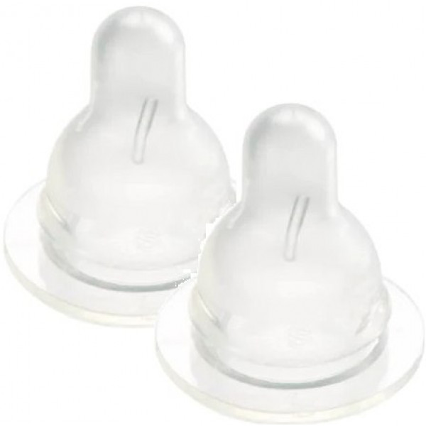 Фото - Малый поток соска детская силиконовая Difrax S-bottle Natural 2 шт. (671)