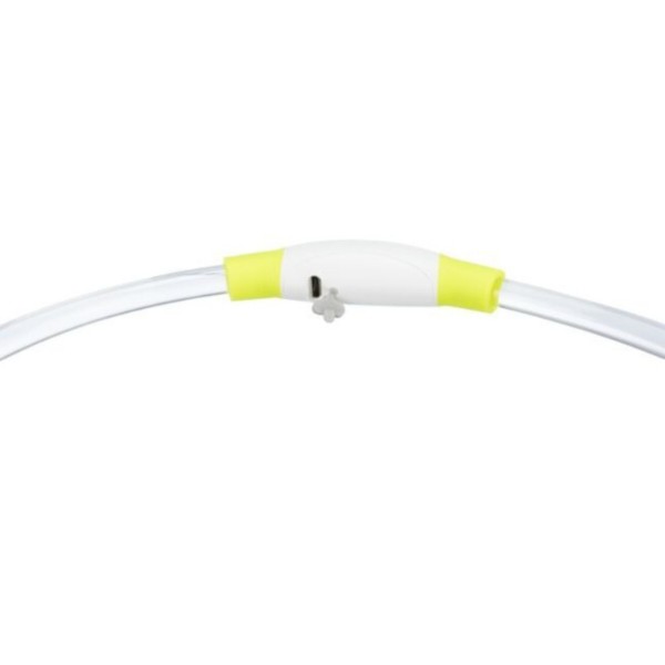 Фото - Нашийник LED для собак Trixie Flash Light Ring USB зелений розмір S–M 35 см/8 мм (4047974126608)