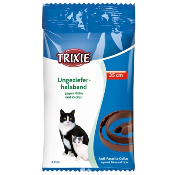 Фото - Ошейник для кошек Trixie от внешних паразитов 35 см (4011905040066) Фото - Ошейник для кошек Trixie от внешних паразитов 35 см (4011905040066)