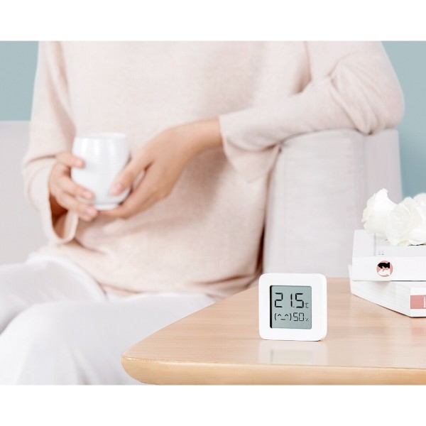 Фото - Бездротовий датчик температури і вологості повітря Xiaomi Mi Temperature and Humidity Monitor 2 (NUN4126GL)