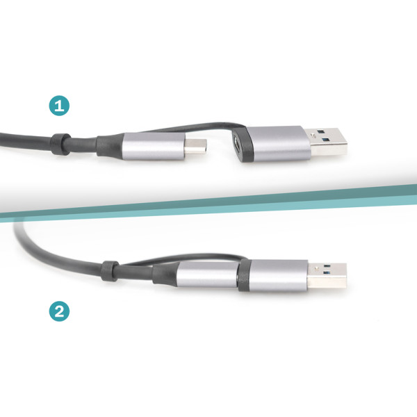 Фото - Перехідник USB Type-C - RJ-45 Digitus USB-C/USB 3.0 - 2.5 Gbps Ethernet (DN-3028)
