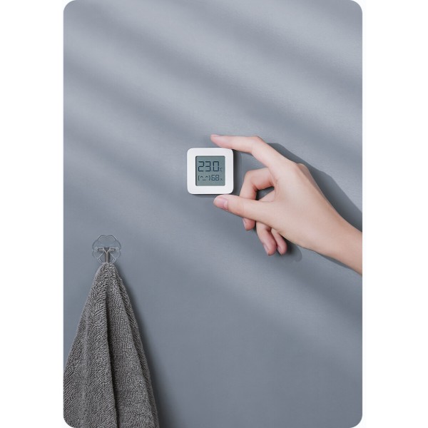 Фото - Бездротовий датчик температури і вологості повітря Xiaomi Mi Temperature and Humidity Monitor 2 (NUN4126GL)