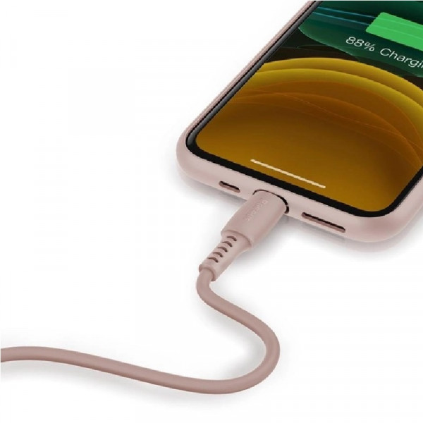 Фото - Кабель синхронізації даних Baseus Colourful Cable USB For iP 2.4 A 1.2 м Pink (CALDC-04)
