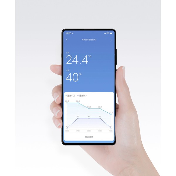 Фото - Бездротовий датчик температури і вологості повітря Xiaomi Mi Temperature and Humidity Monitor 2 (NUN4126GL)