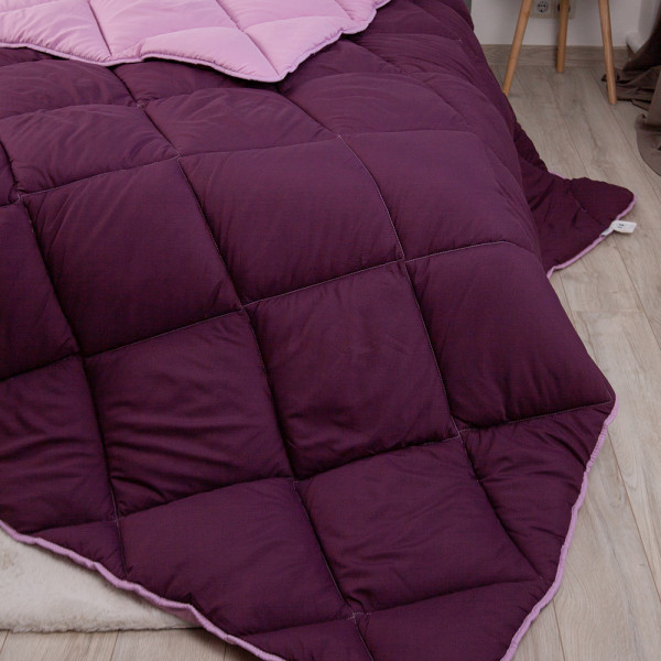 Фото - Ковдра зимова двоспальна євро ТЕП Alaska 200х220 см Бордовый  (1-00154_27804)