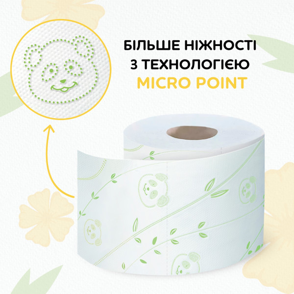 Фото - Туалетная бумага Сніжна панда Арома 2сл, 4 шт.