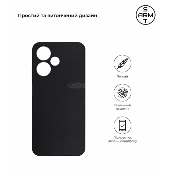 Фото - Чехол для смартфона Armorstandart Matte Slim Fit for Infinix Hot 30 Play NFC (X6835B) Camera cover Black (ARM68450)