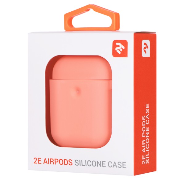Фото - Чохол для навушників 2E for Apple AirPods Pure Color Silicone 3.0mm Rose Pink (2E-AIR-PODS-IBPCS-3-RPK)
