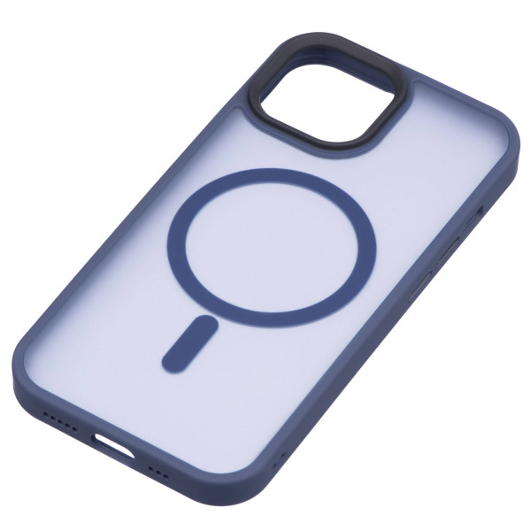 Фото - Чохол для смартфону 2E Basic for Apple iPhone 15 Soft Touch MagSafe Cover Dark Blue (2E-IPH-15-OCLS-DL)
