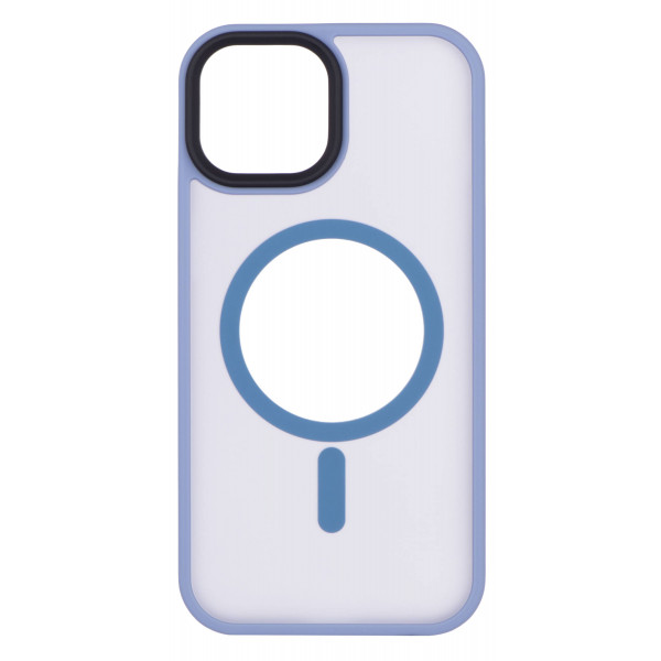 Фото - Чохол для смартфону 2E Basic for Apple iPhone 15 Soft Touch MagSafe Cover Light Blue (2E-IPH-15-OCLS-LB)