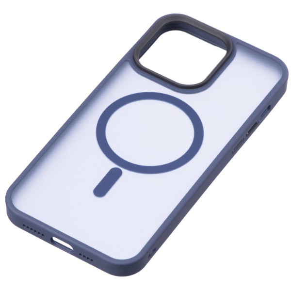 Фото - Чохол для смартфону 2E Basic for Apple iPhone 15 Pro Soft Touch MagSafe Cover Dark Blue (2E-IPH-15PR-OCLS-DB)