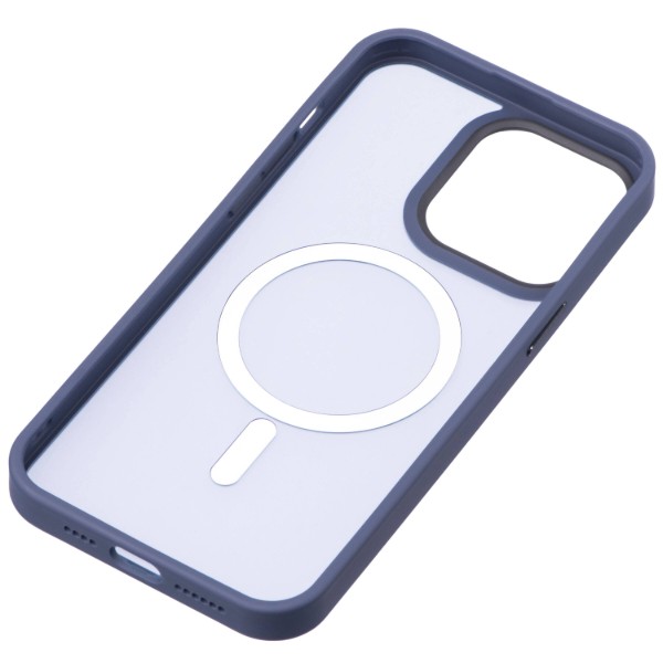 Фото - Чохол для смартфону 2E Basic for Apple iPhone 15 Pro Soft Touch MagSafe Cover Dark Blue (2E-IPH-15PR-OCLS-DB)