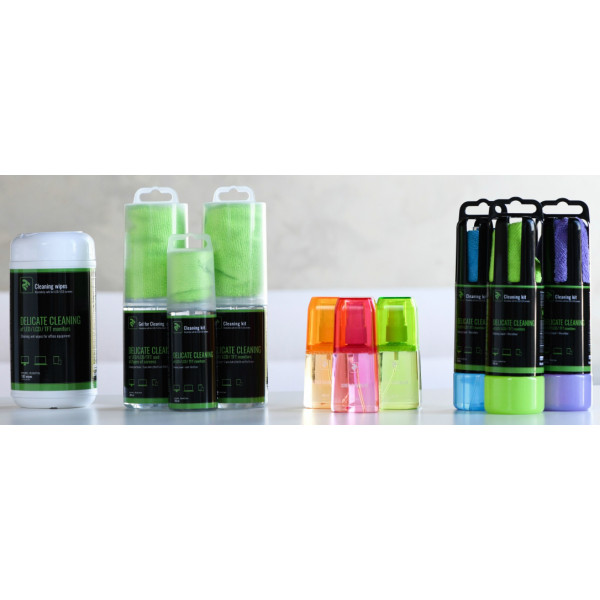 Фото - Набір для чищення екранів 2E 150ml Liquid for LED/LCD + серветка Violet (2E-SK150VT)