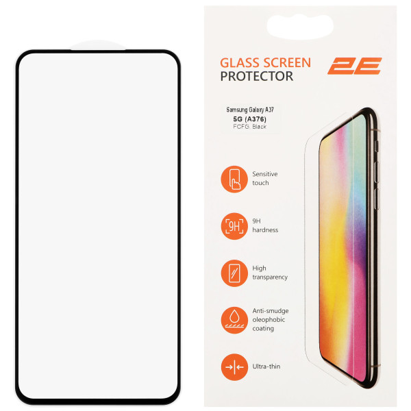 Фото - Захисне скло для смартфону 2E for Samsung Galaxy A37 5G (A376), 2.5D FCFG (2E-G-A37-SMFCFG-BB)