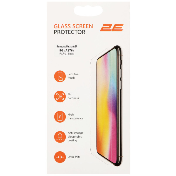 Фото - Захисне скло для смартфону 2E for Samsung Galaxy A37 5G (A376), 2.5D FCFG (2E-G-A37-SMFCFG-BB)