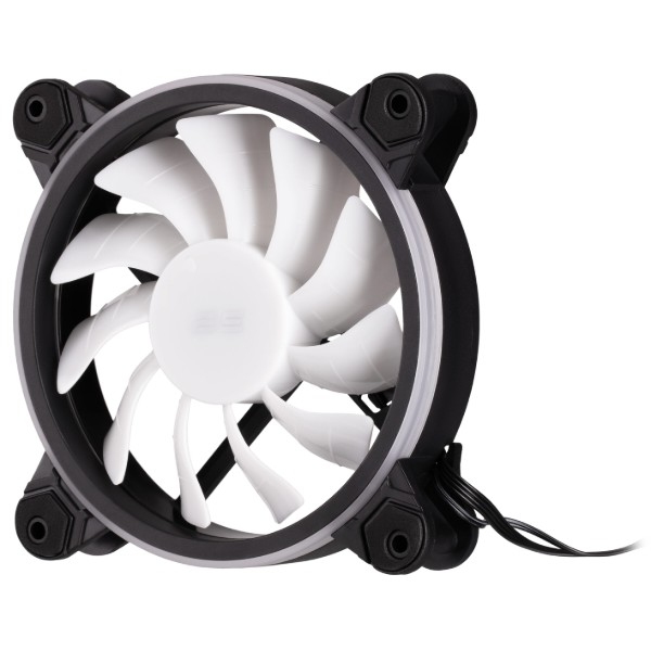Фото - Корпусний вентилятор 2E GAMING Air Cool Black (ACF1206-ARGB)