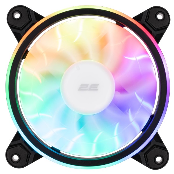 Фото - Корпусний вентилятор 2E GAMING Air Cool Black (ACF1206-ARGB)