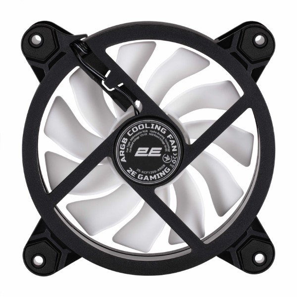 Фото - Корпусний вентилятор 2E GAMING Air Cool Black (ACF1206-ARGB)