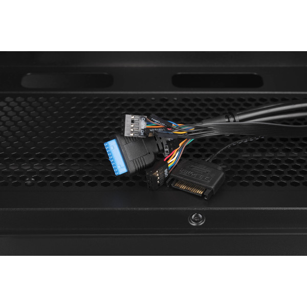 Фото - Корпус 2E Gaming Runa (G2107) Black (2E-G2107) без БП