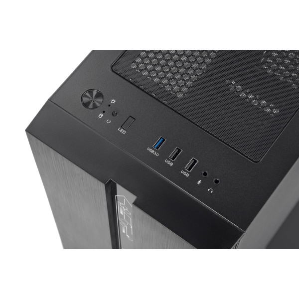 Фото - Корпус 2E Gaming Runa (G2107) Black (2E-G2107) без БП