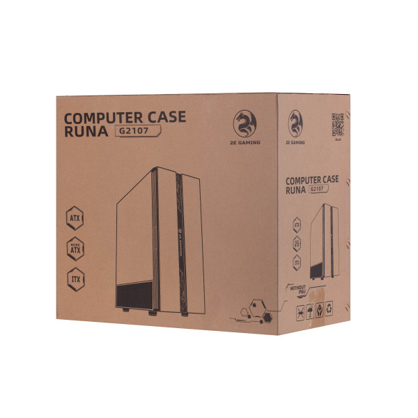 Фото - Корпус 2E Gaming Runa (G2107) Black (2E-G2107) без БП