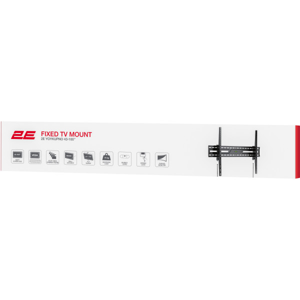 Фото - Кріплення для телевізора 2E Yoykupno 43"- 100" (2ELSHD43100TILT)