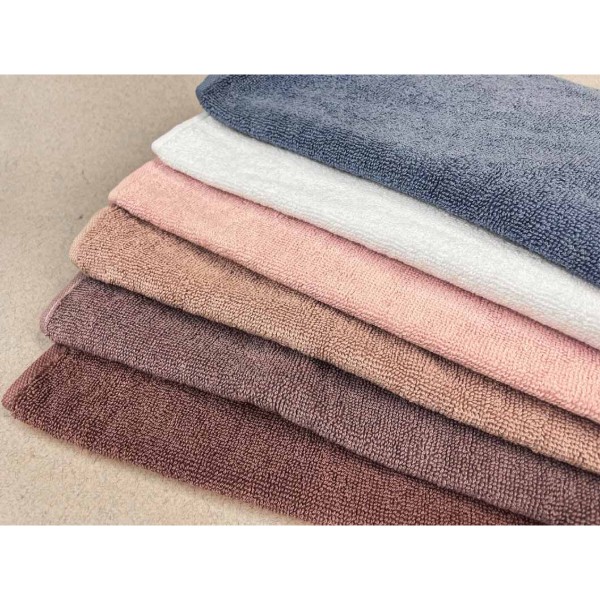 Фото - Рушник банний GM Textile Міладо білий махровий велюр 100х150