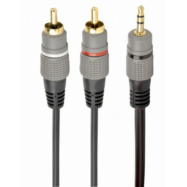 Фото - Кабель 3.5 мм - RCA Cablexpert CCA-352-5M 5 м Black Фото - Кабель 3.5 мм - RCA Cablexpert CCA-352-5M 5 м Black