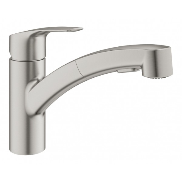 Фото - Кухонний змішувач Grohe Via Супер сталь (30406DC0)