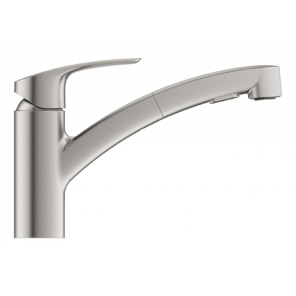 Фото - Кухонний змішувач Grohe Via Супер сталь (30406DC0)