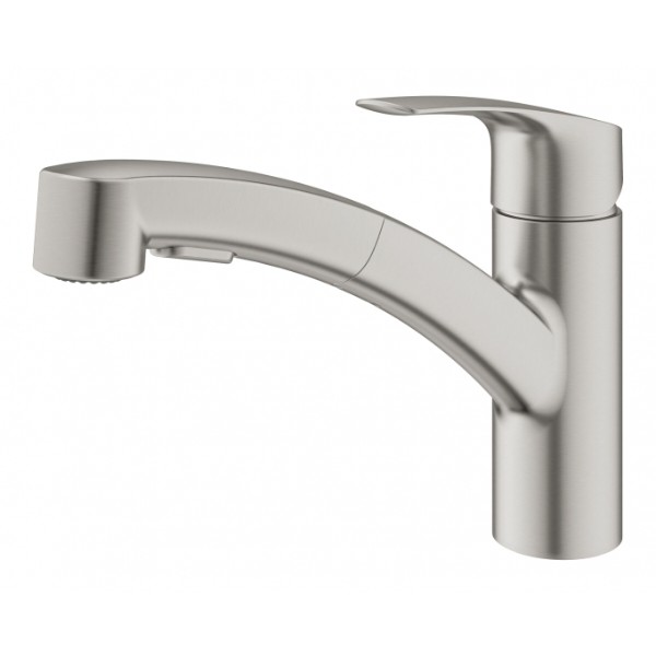Фото - Кухонний змішувач Grohe Via Супер сталь (30406DC0)