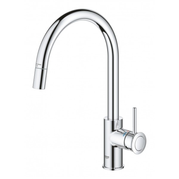 Фото - Кухонний змішувач Grohe BauClassic Хром (30573000)