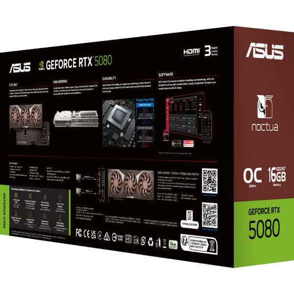 Фото - Відеокарта Asus NVIDIA RTX5080-O16G-NOCTUA