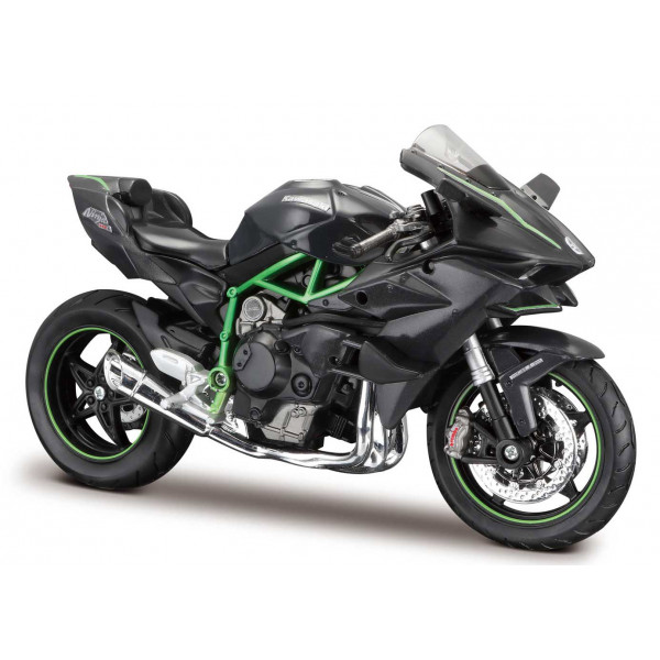 Фото - Колекційна машинка 1:12 Maisto Kawasaki Ninja H2R сірий (31101-18)